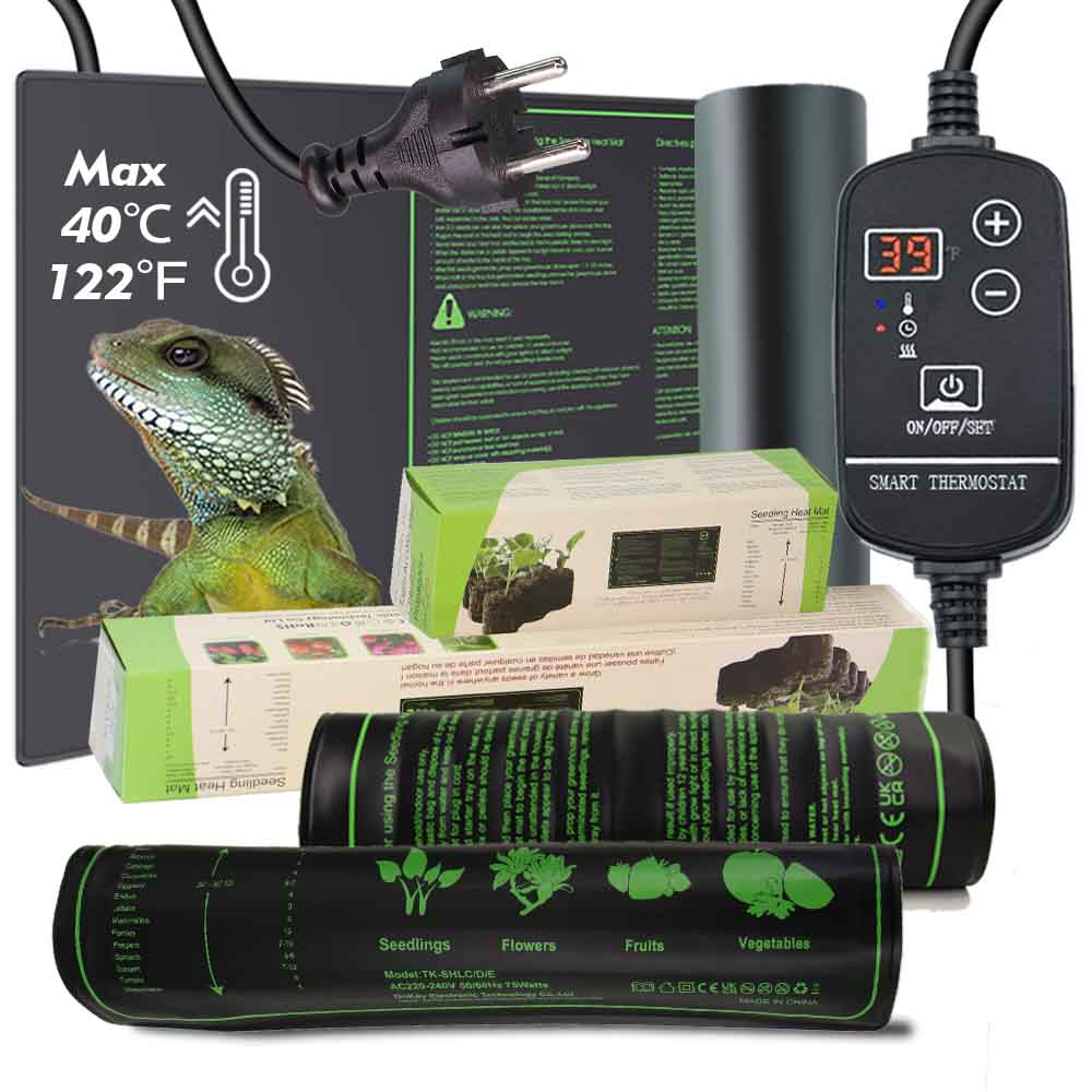 Seedling Heat Pad - 7-100W Plants Heating Pad with 16℃