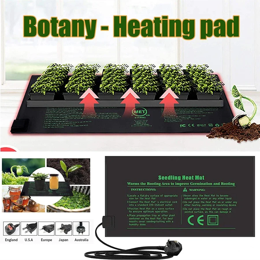 4 Sizes 220V EU Plug Seedling  - Seedling Heat Pad review and price