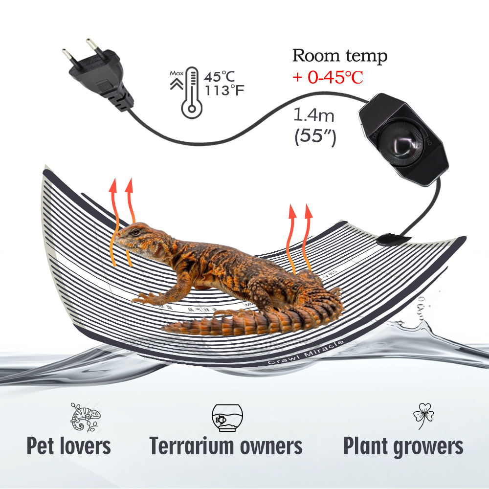 5W 15W 25W 35W Graphene Reptil - Seedling Heat Pad review and price
