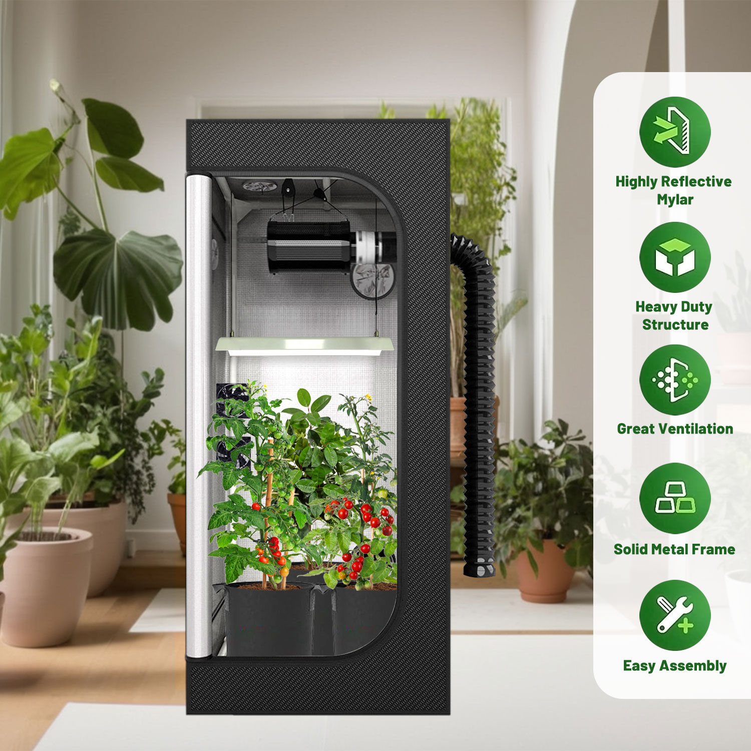 4x4 Grow Tent Complete Kit LED - Grow Tent 4X4 review and price