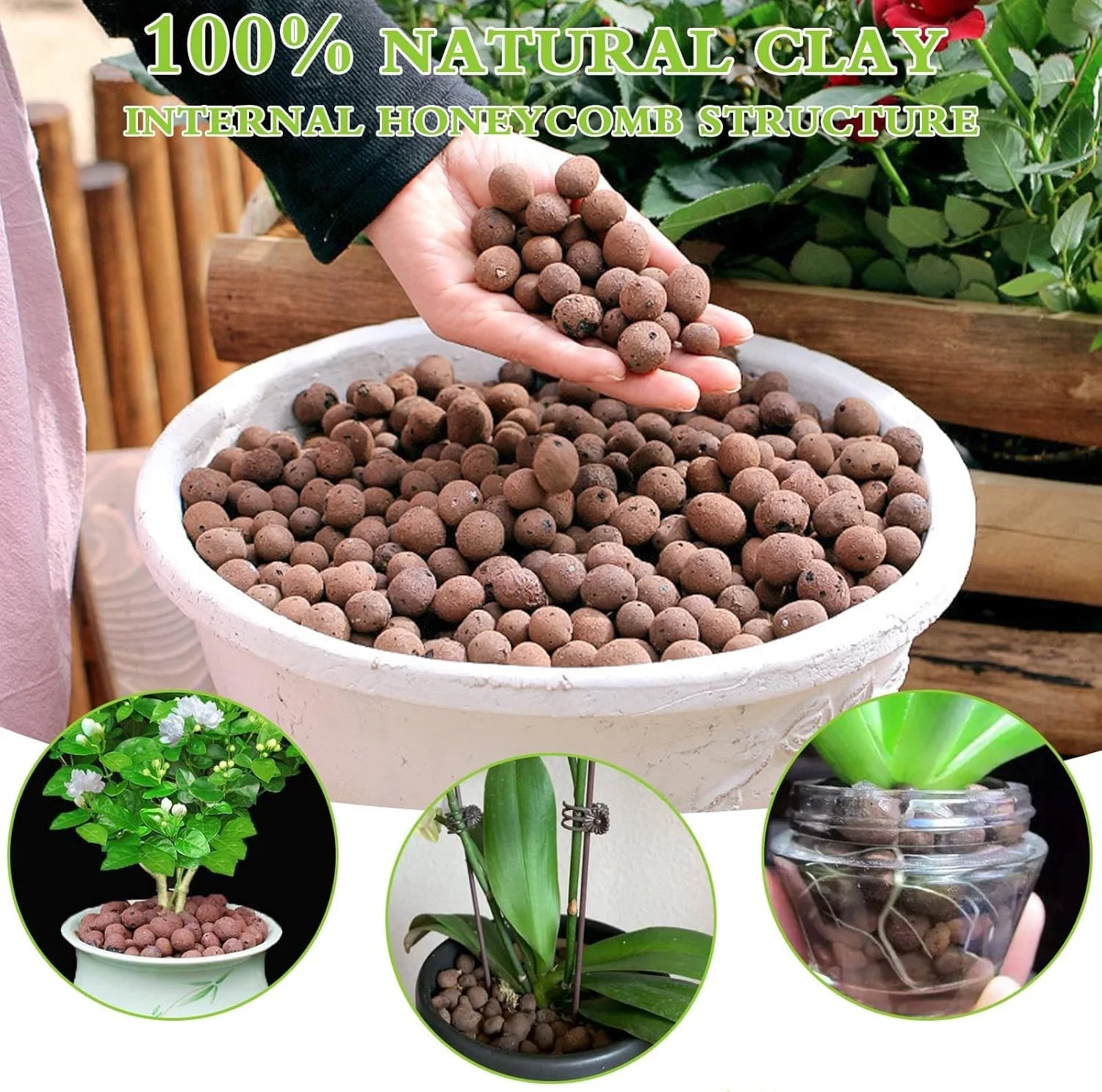 1L Natural Expanded Clay Pebbl - Clay Pebble Growing review and price