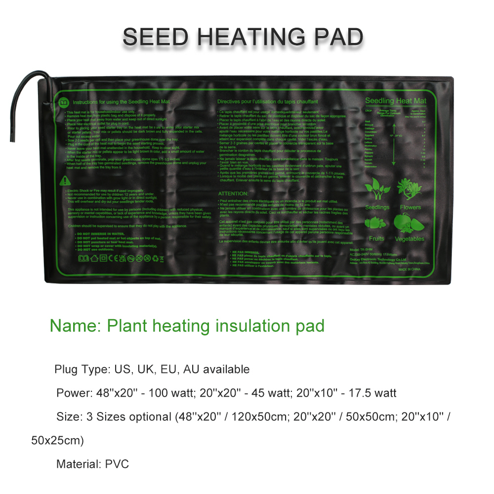 Seedling Heating Pad 3 Sizes W - Seedling Heat Pad review and price