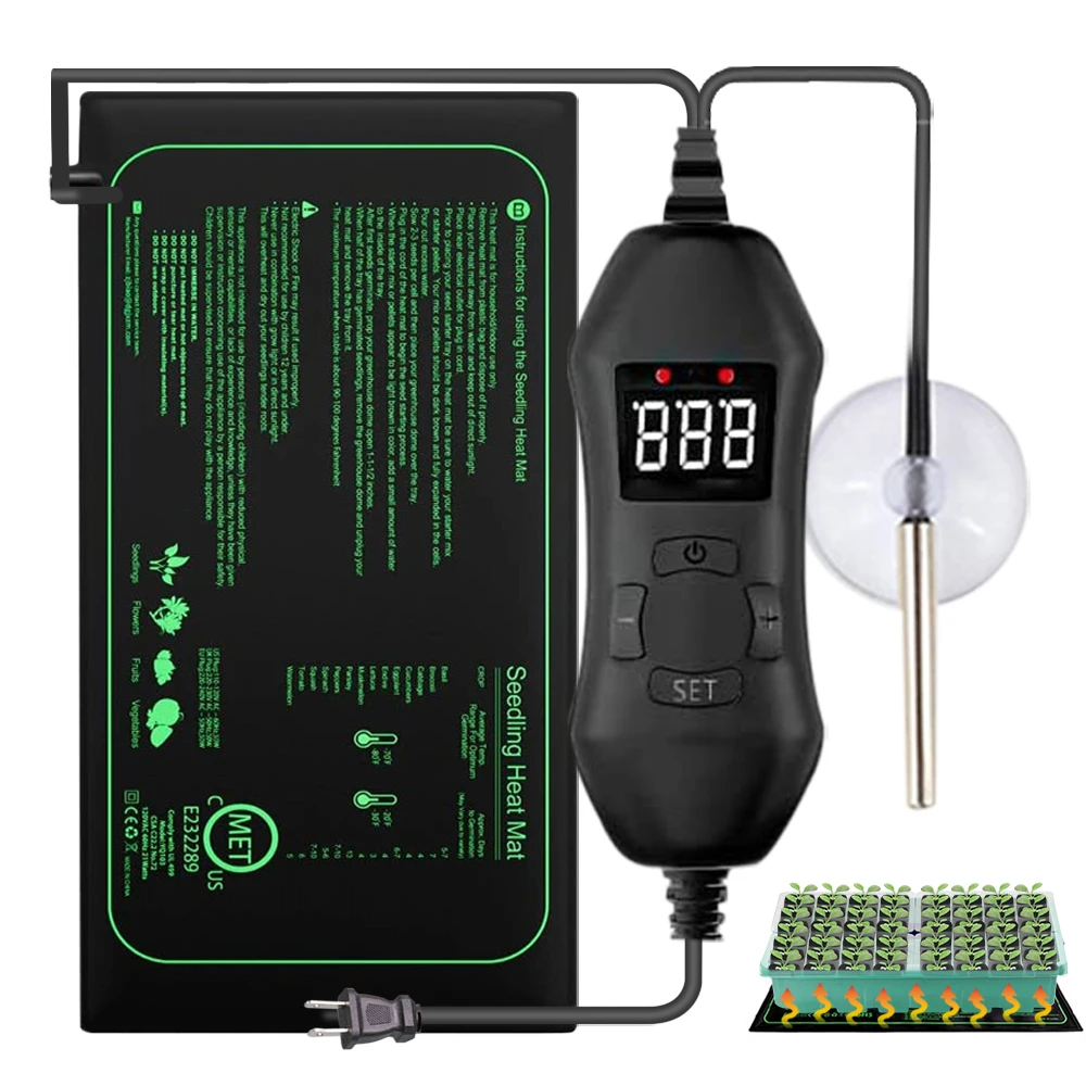 50W EU-US/UK/AU Adjustable The - Seedling Heat Pad review and price