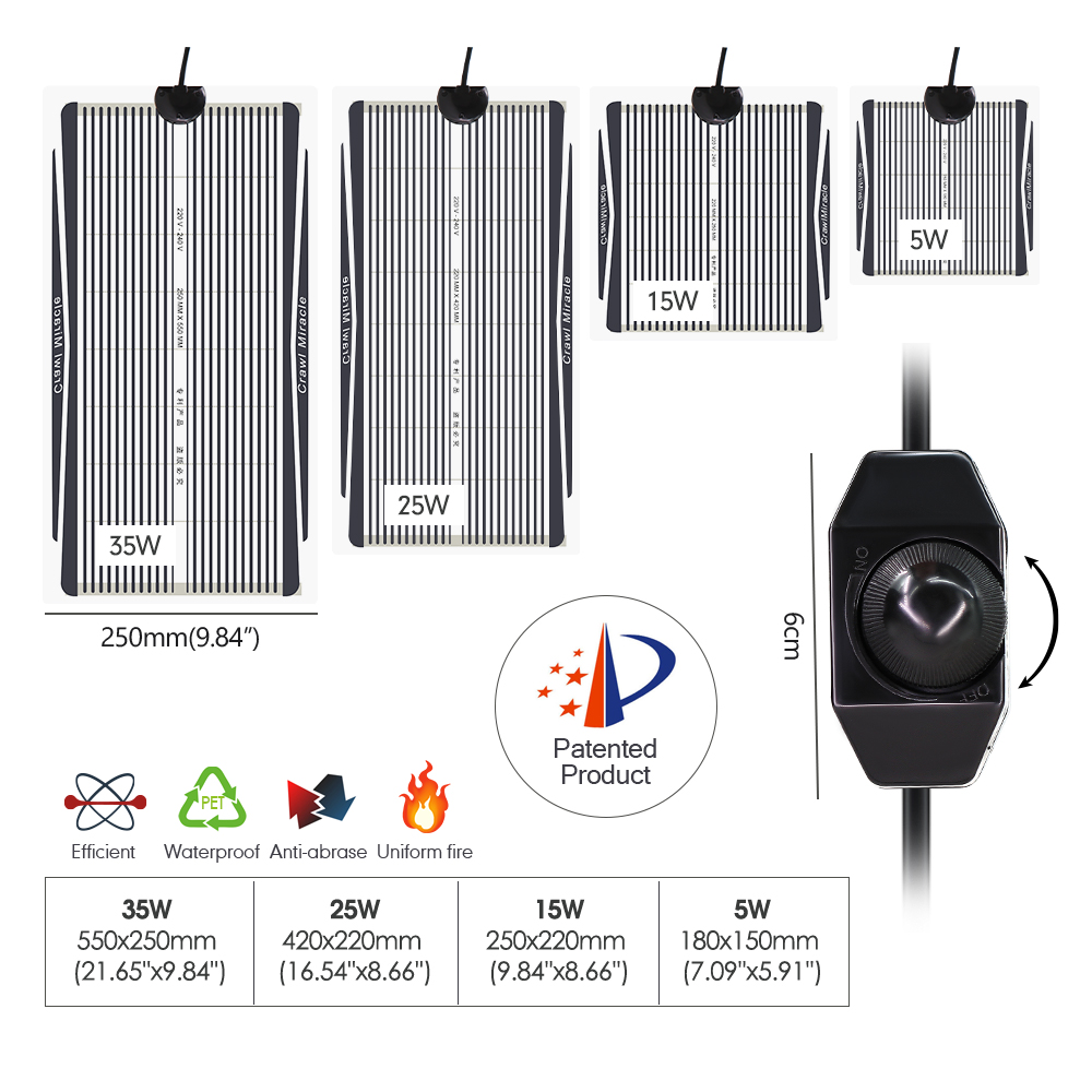 EU/AU/UK/US Graphene Material  - Seedling Heat Pad review and price